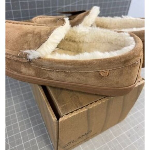 Men's LAMO Harrison Chestnut Moccasin Size 11 US Slip-On - Picture 6 of 9